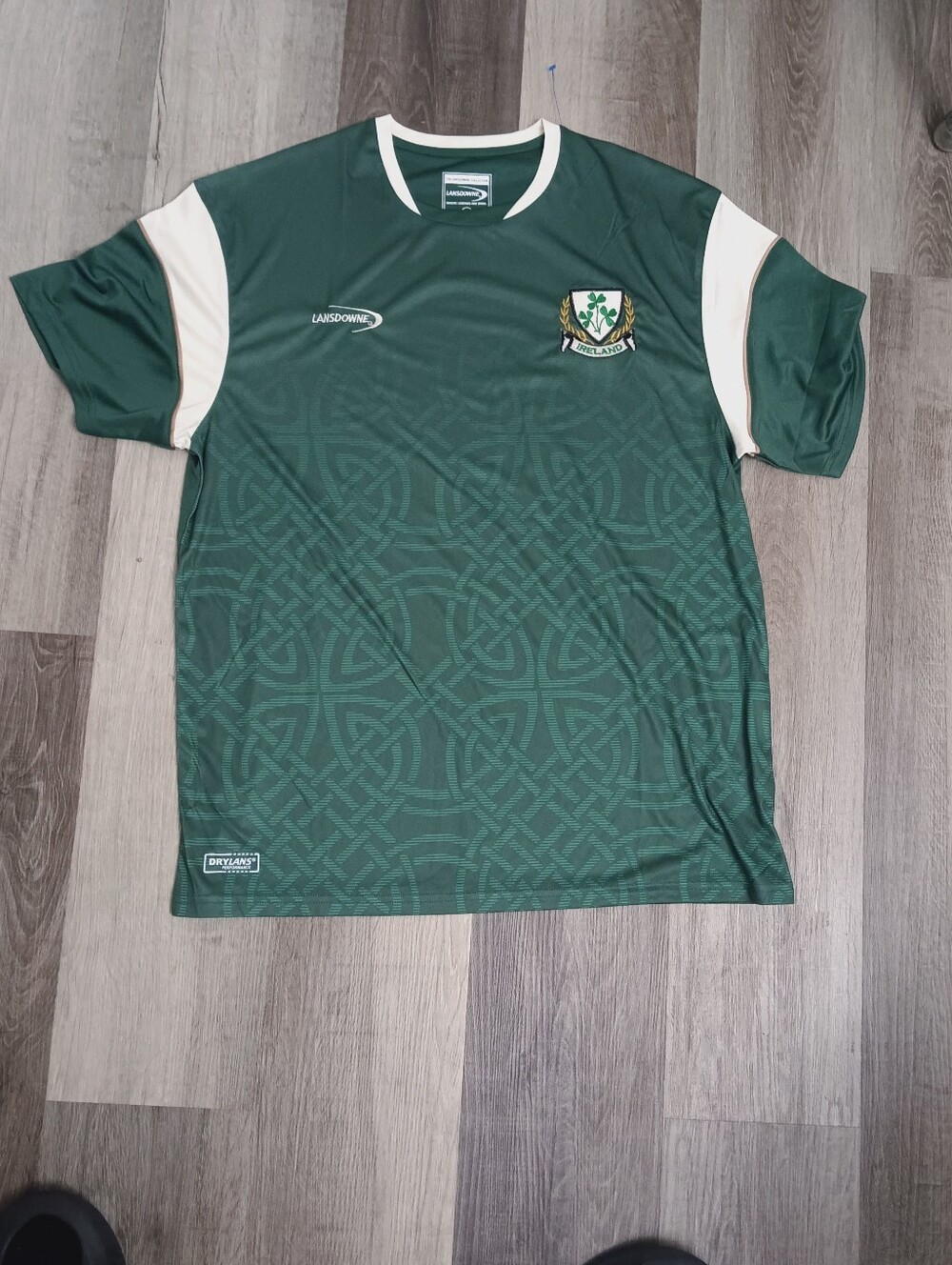 Larsdowne Men's Dark Green Short Sleeve Soccer Athletic Shirt